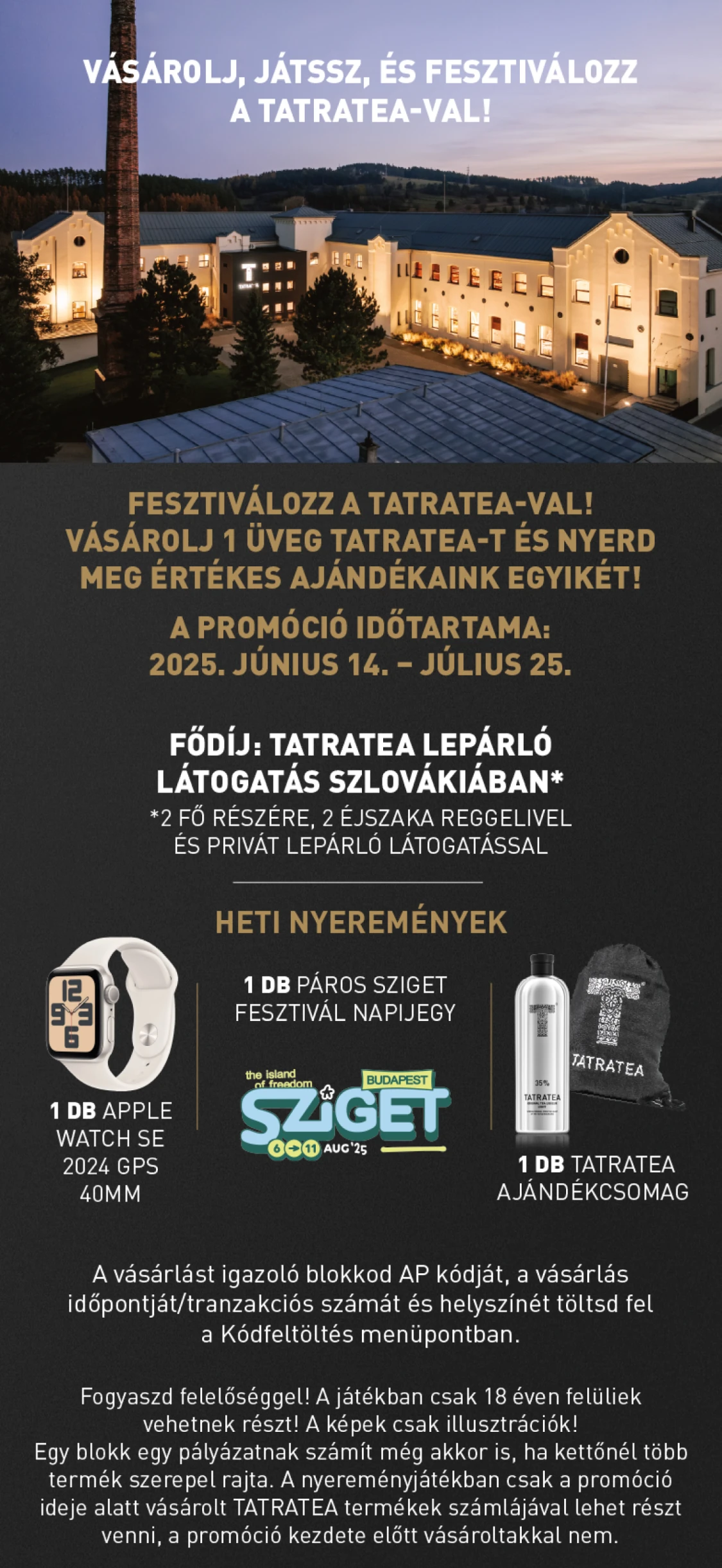 A promóció plakátképe.
